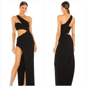 h:ours Chardonnay Dress in Black Small